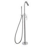 Monomando baño-ducha a suelo DRAKO Cromo- 338503MO 1