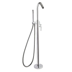 Monomando baño-ducha a suelo DRAKO Cromo- 338503MO - Ramón Soler