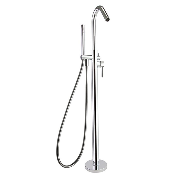 Monomando baño-ducha a suelo DRAKO Cromo- 338503MO 1