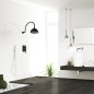 Monomando ducha empotrado 2-vías DRAKO negro mate - 331502SNM