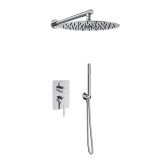 Kit monomando ducha empotrado 2-vías DRAKO cromo - K3315022 1