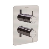 Termostático ducha empotrado 2-vías DRAKO cromo - 333403D 2