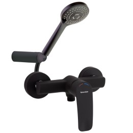 Monomando ducha NEW FLY negro mate - 570802BTNM 2