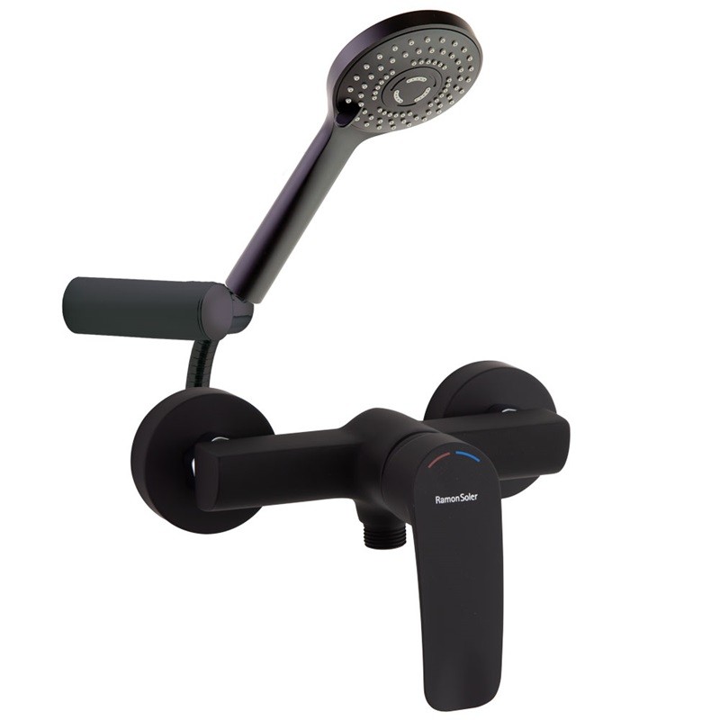 Monomando ducha NEW FLY negro mate - 570802BTNM