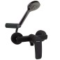 Monomando ducha NEW FLY negro mate - 570802BTNM