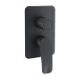 Monomando ducha empotrado 2-vías NEW FLY negro mate - 571512SNM