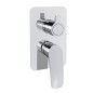 Monomando ducha empotrado 2-vías NEW FLY cromo - 571512S