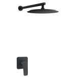 Kit monomando ducha empotrado 1-vía NEW FLY negro mate - K5718013NM 1