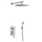 Kit monomando ducha empotrado 2-vías NEW FLY cromo - K5715121