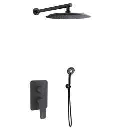 Kit monomando ducha empotrado 2-vías NEW FLY negro mate - K5715121NM 1