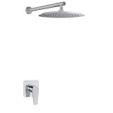 Kit monomando ducha empotrado 1-vía CIVIC cromo - K5118013 1
