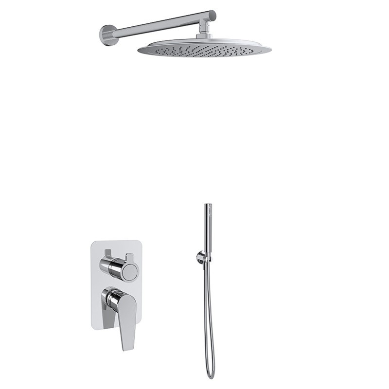 Kit monomando ducha empotrado 2-vías CIVIC cromo - K5115122