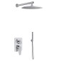Kit monomando ducha empotrado 2-vías CIVIC cromo - K5115122