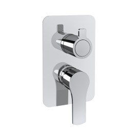 Monomando baño-ducha empotrado 2-vías TITANIUM cromo - 181512S 1