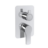 Monomando baño-ducha empotrado 2-vías TITANIUM cromo - 181512S 1