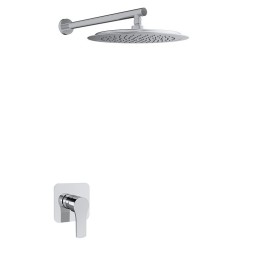 Kit monomando ducha empotrado 1-vía TITANIUM cromo - K1818017 1