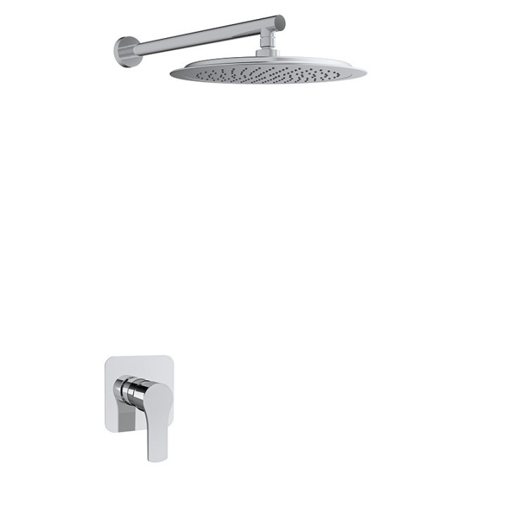 Kit monomando ducha empotrado 1-vía TITANIUM cromo - K1818017 1