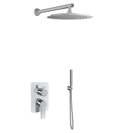 Kit monomando ducha empotrado 2-vías TITANIUM cromo - K1815121 1