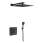 Kit termostático ducha empotrado 2-vías RS SMART negro mate - K85T2011NM