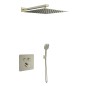 Kit termostático ducha empotrado 2-vías RS SMART níquel cepillado - K85T2011NC