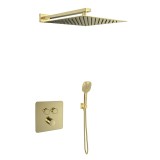 Kit termostático ducha empotrado 2-vías RS SMART oro cepillado - K85T2011OC 1