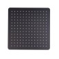Rociador ducha cuadrado HIDROTERAPIA negro mate - RK300NM