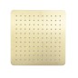 Rociador ducha cuadrado HIDROTERAPIA oro cepillado - RK300OC