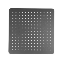 Rociador ducha cuadrado HIDROTERAPIA grafito - RK300GR 1