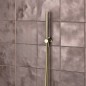 Ducha RS cilíndrica HIDROTERAPIA oro cepillado - 3714OC