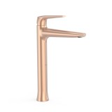 Monomando lavabo alto XL FUJI-TRES oro rosa mate - 28180301OPM 1