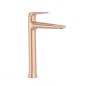 Monomando lavabo alto XL FUJI-TRES oro rosa mate - 28180301OPM