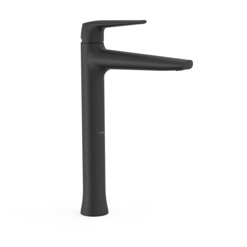 Monomando lavabo alto XL FUJI-TRES negro mate - 28180301NM