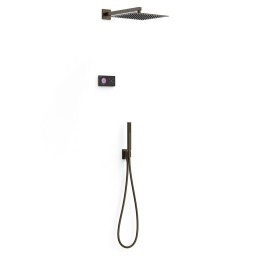 Kit termostático electrónico ducha empotrado 2-vías negro bronce - 09288563KMB 1