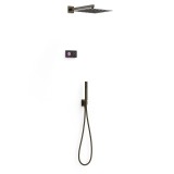 Kit termostático electrónico ducha empotrado 2-vías negro bronce - 09288563KMB 1