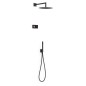 Kit termostático electrónico ducha empotrado 2-vías negro mate - 09288563NM