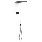 Kit termostático electrónico ducha empotrado 3-vías negro mate - 09288308NM Kit termostático electrónico ducha empotrado 3-vías negro mate - 09288308NM