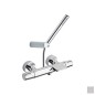 Termostático baño-ducha TZAR níquel cepillado - 343901DNC