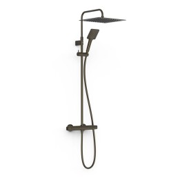 Conjunto termostático ducha OVER-WALL negro bronce - 19038702KMB 1