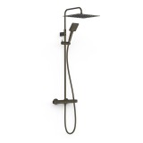 Conjunto termostático ducha OVER-WALL negro bronce - 19038702KMB 1