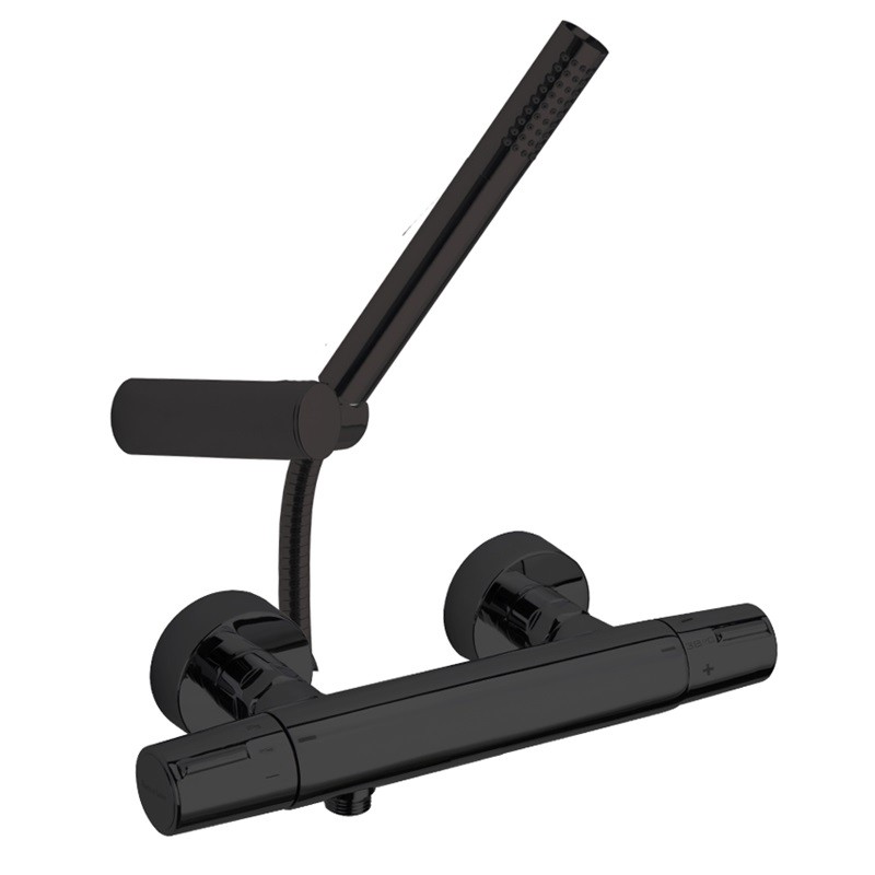 Termostático ducha TZAR negro mate - 343402DNM