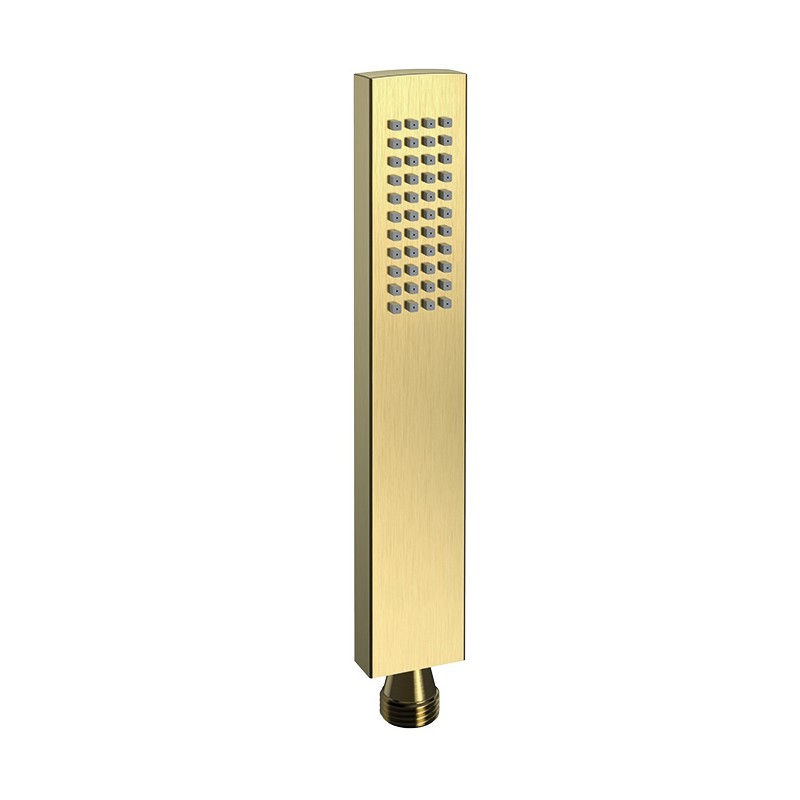 Ducha rectangular HIDROTERAPIA oro cepillado - 4716MROC