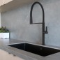 Monomando fregadero caño extraíble MAGNET negro mate - 388801MCNM