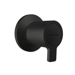 Llave de paso 1/2" BLAUTHERM negro mate - 9407021/2X1NM 1