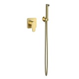 Monomando empotrado WC oro cepillado - 364502OC 1
