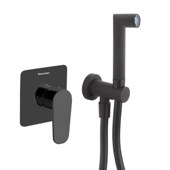 Monomando empotrado bidé WC grafito - 364502GR 1