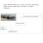 Monomando fregadero caño extraíble osmosis con filtro TRES acero - 23045404