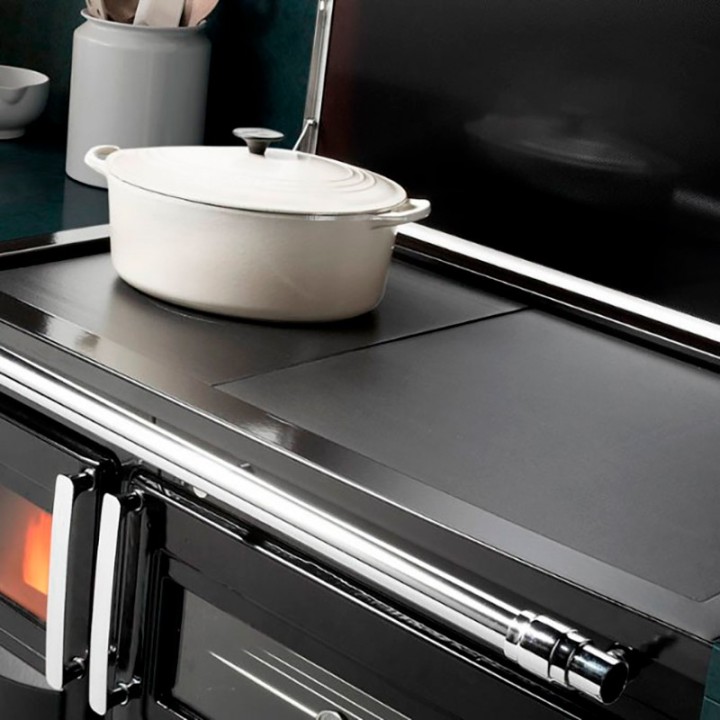 Cocina de leña PAS 8/100 CC calefactora - Hergom 3