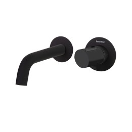 Monomando lavabo empotrado TZAR negro mate - 34210*NM 1