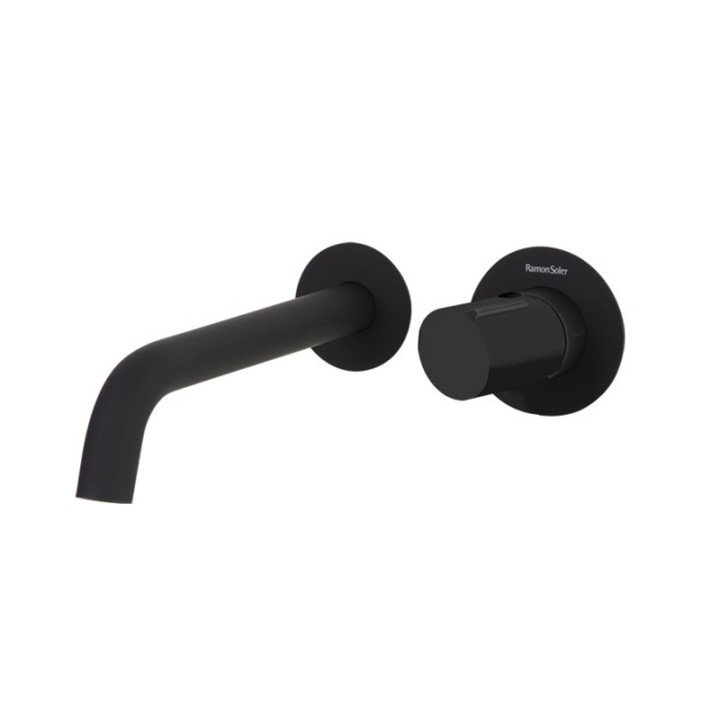 Monomando lavabo empotrado TZAR negro mate - 34210*NM 3