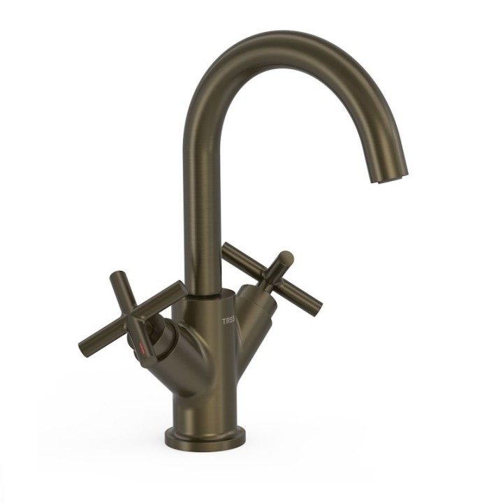 Bimando lavabo MONTBLANC-TRES negro bronce - 28310301KMB 1